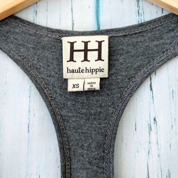 3/$20 Haute Hippie Beaded Racerback Top - Picture 5 of 6